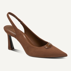 DKNY CAMZY SLINGBACK PUMP - Walnut - Image 3