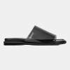 DKNY CATALINE FLAT SLIDE SANDAL - Black