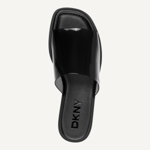 DKNY CATALINE FLAT SLIDE SANDAL - Black - Image 4