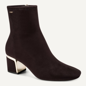 DKNY CHIARA HEELED BOOTIE - Brown - Image 3