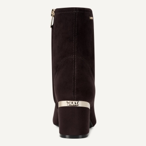 DKNY CHIARA HEELED BOOTIE - Brown - Image 4