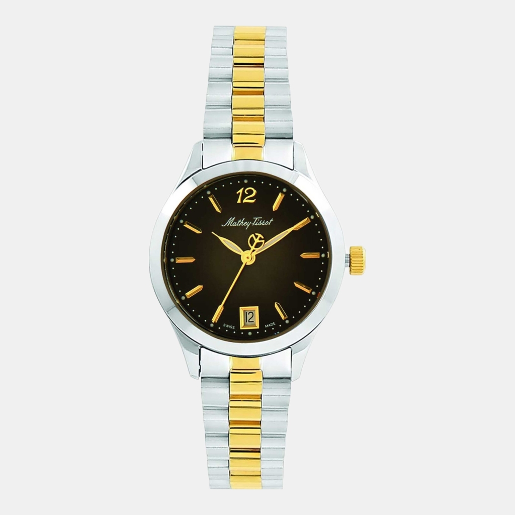 Mathey Tissot Urban Quartz Black Dial Women's Watch - Multi