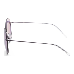 DKNY Women's Purple Round Sunglasses - Image 3