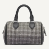 DKNY NELL SMALL SATCHEL CROSSBODY - BLACK/SILVER - Image 5