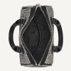 DKNY NELL SMALL SATCHEL CROSSBODY - BLACK/SILVER - Image 7