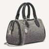 DKNY NELL SMALL SATCHEL CROSSBODY - BLACK/SILVER - Image 3
