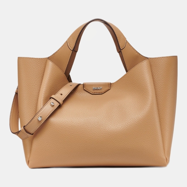 DKNY WILLA SATCHEL - CAPPUCCINO