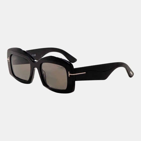Tom Ford Venetia Women's Black Butterfly Sunglasses - Gloss Black