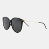Gucci Women's Black Sunglasses - Black Gold