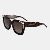 Carolina Herrera Women's Red Square Sunglasses - Havana