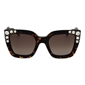 Carolina Herrera Women's Red Square Sunglasses - Havana - Image 4