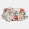 KARL LAGERFELD PARIS VOYAGE CROSSBODY WITH FLOWERS - Floral White