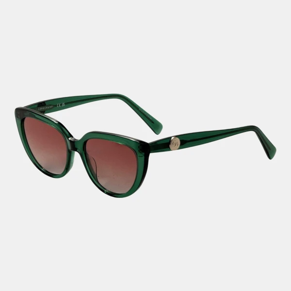 Longchamp Women's Green Cat-Eye Sunglasses