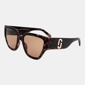 Marc Jacobs Women's Brown Rectangular Sunglasses - Havana