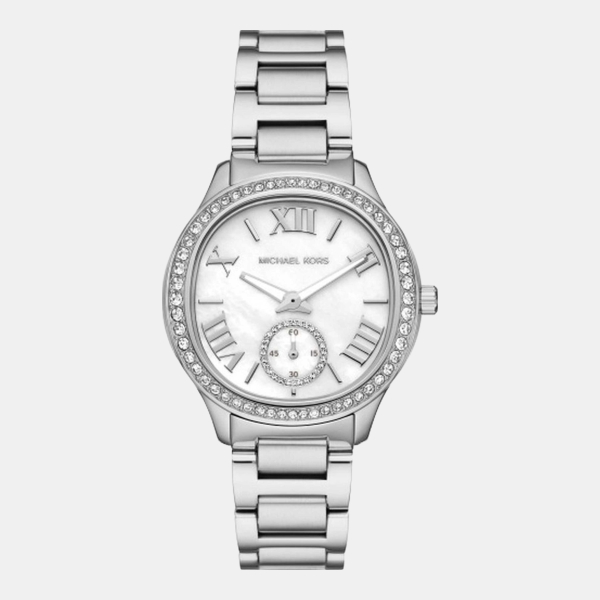 Michael Kors Sage Quartz Mother-of-Pearl Dial Women's Watch - Silver