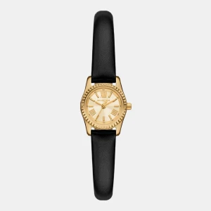 Michael Kors Lexington Quartz Gold Dial Women's Watch - Black