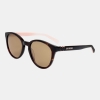 Moschino Women's Brown Round Sunglasses - Havana