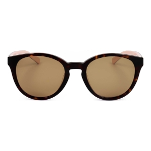 Moschino Women's Brown Round Sunglasses - Havana - Image 4