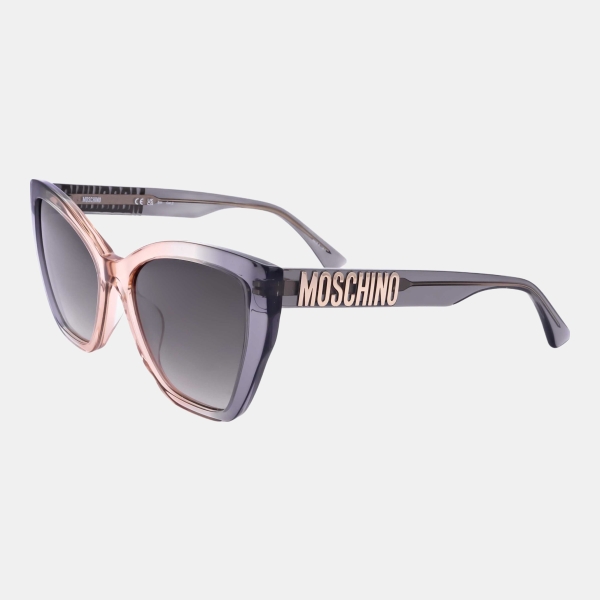 Moschino Women's Grey Cat-Eye Sunglasses - Grey Ochre
