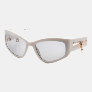 Moschino Women's White Rectangular Sunglasses - Ivory