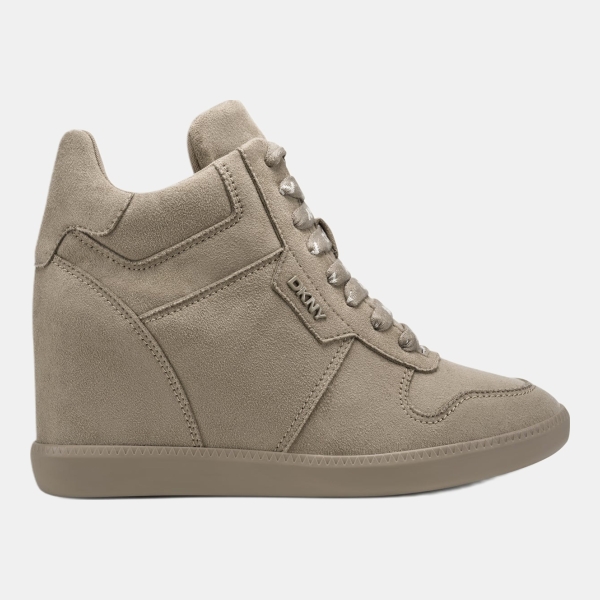 DKNY SEREINA LACE UP SNEAKER - Antelope