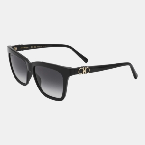 Ferragamo Women's Black Square Sunglasses