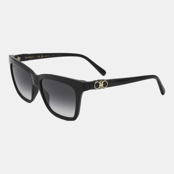 Ferragamo Women's Black Square Sunglasses