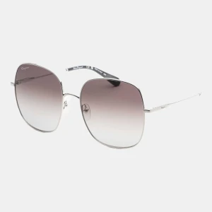 Ferragamo Women's Silver Square Sunglasses