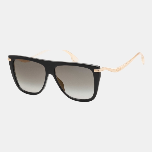 Jimmy Choo Suvi Women's Black Browbar Sunglasses