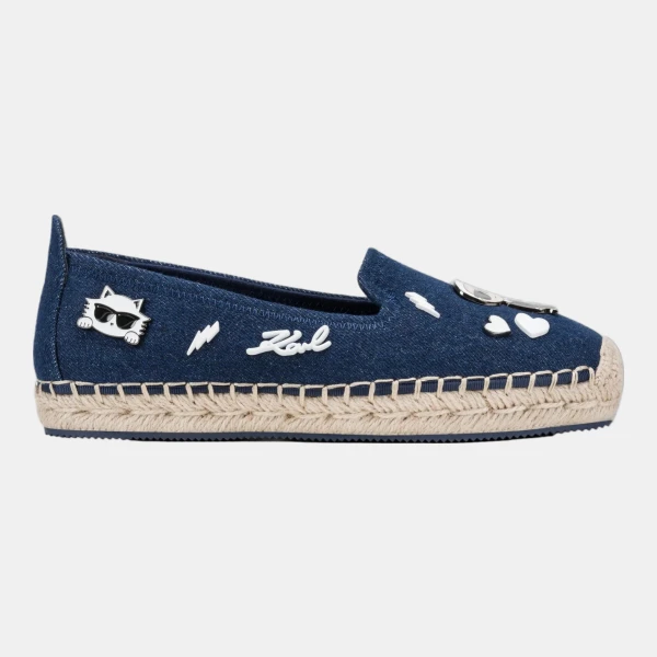 KARL LAGERFELD PARIS MICHAELA CATE PINS ESPADRILLE DENIM - Denim Blue