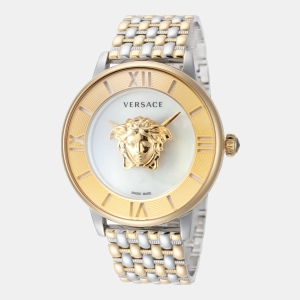 Versace La Medusa Quartz Silver Dial Women's Watch - Silver And Gold