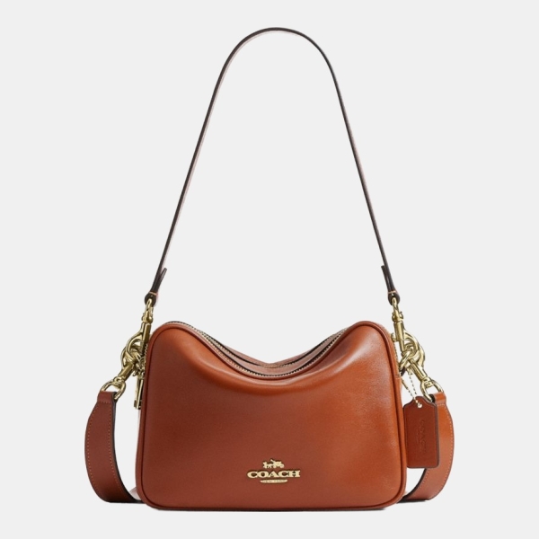 Coach Carey Crossbody Bag - Gold/Cinnamon