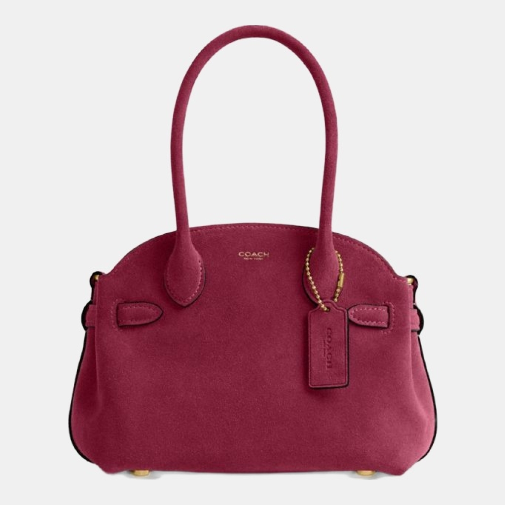 Coach Soft Empire Carryall Bag 21 - Brass/Dark Fuchsia