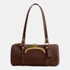 Coach Kisslock Barrel Bag 28 - Brass/Dark Chocolate
