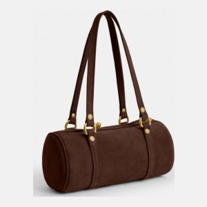 Coach Kisslock Barrel Bag 28 - Brass/Dark Chocolate - Image 3
