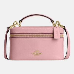 Coach Rainer Crossbody Bag 18 - Gold/Soft Pink