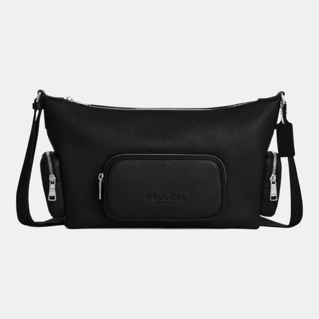 Coach Finn Crossbody Bag With Pockets And Charms - Silver/Black (CDY58 SV/BK)