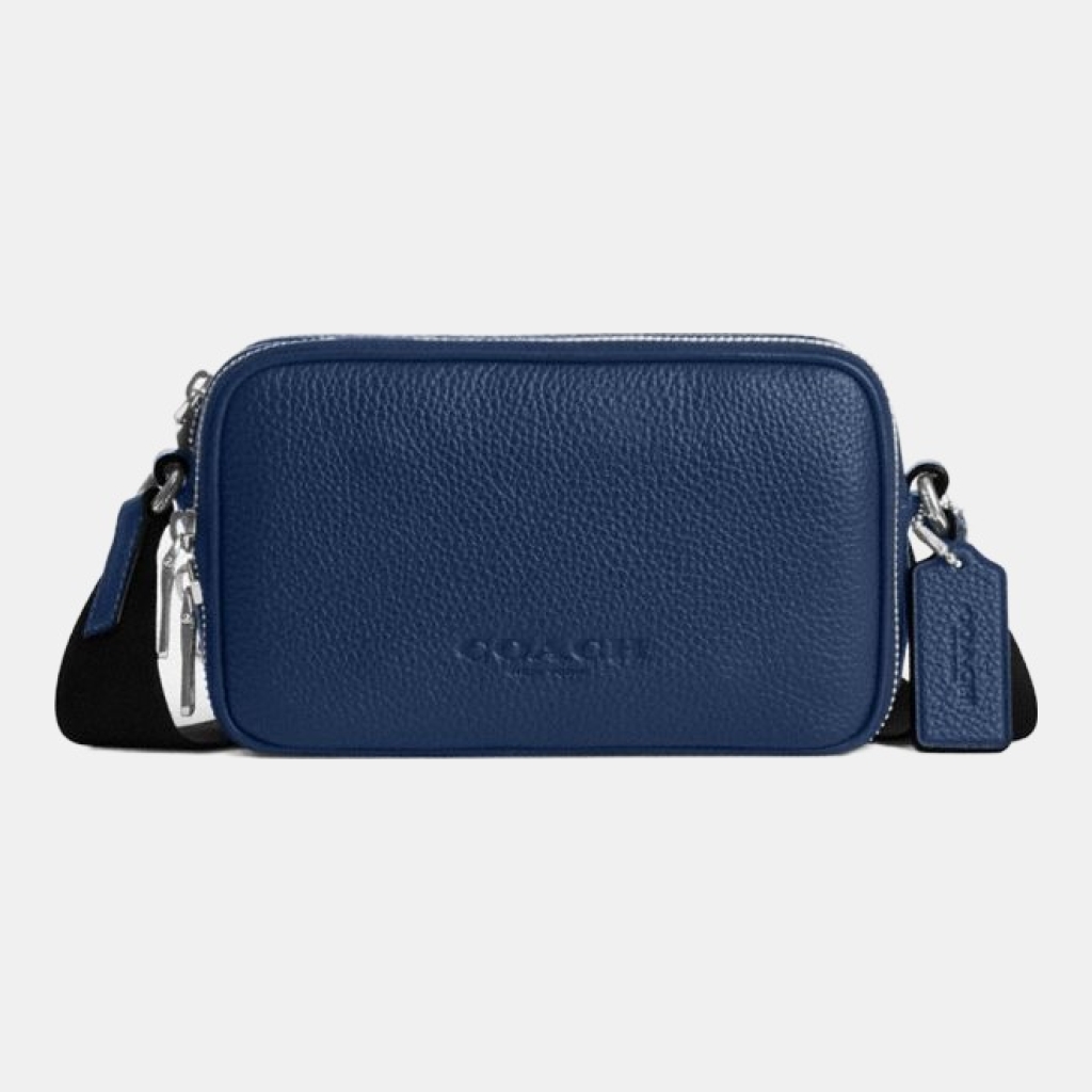 Coach Colton Crossbody Bag 19 - Silver/Deep Blue