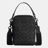Coach Tristan Crossbody Bag 14 In Signature Canvas - Matte Black/Black Signature