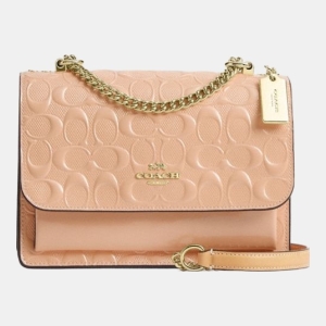 Coach Klare Crossbody Bag In Signature Leather - Gold/Faded Blush