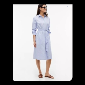 Tommy Hilfiger Light Blue Tie-Waist Shirt Dress - Light Blue - Size XL