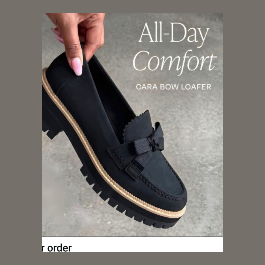 Generic Cara Bow Loafer - Black - Size 38