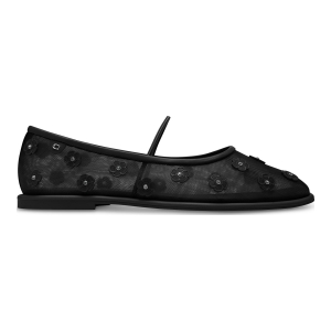 Coach Emilia Tea Rose Mesh Ballet Flats - Image 3