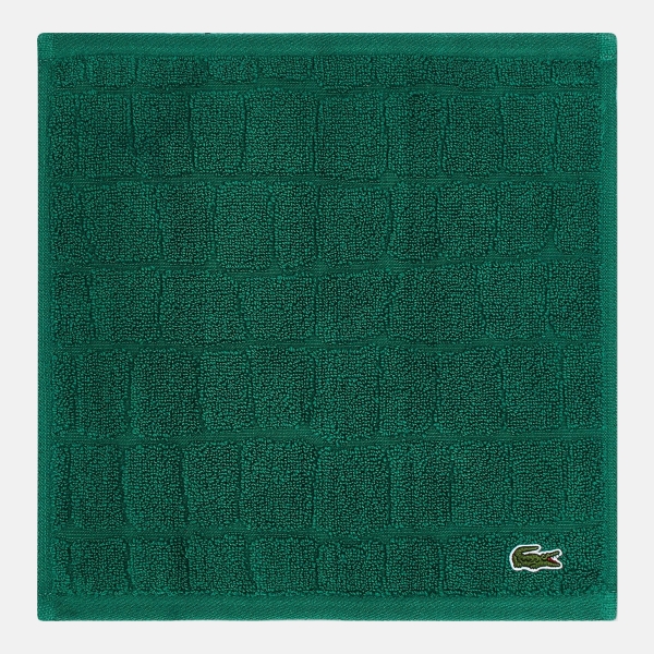 Lacoste Heritage Croc Scale Cotton Bath Towel, 30" x 56" - Croc Green