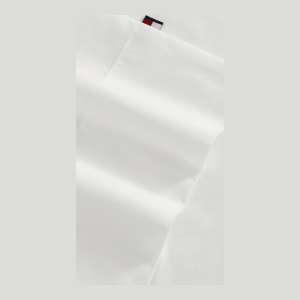Tommy Hilfiger Performance Cooling Solid 180-Thread Count Cotton 3-Pc. Sheet Set, Twin - White - Image 5
