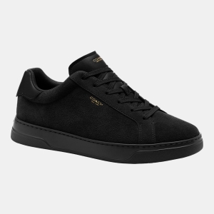 Coach Men's High Line Suede Sneakers - Black