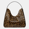 Michael Kors Outlet Nayla Medium Leopard Print Calf Hair Shoulder Bag