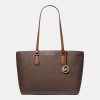 Michael Kors Outlet Sheila Large Signature Logo Tote Bag