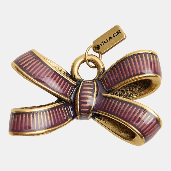 Coach Women's Bow Shoelace Charm - Pink
