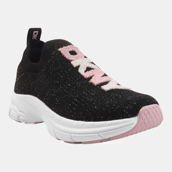 DKNY Girls' Nur Slip-On Athletic Sneakers - Black